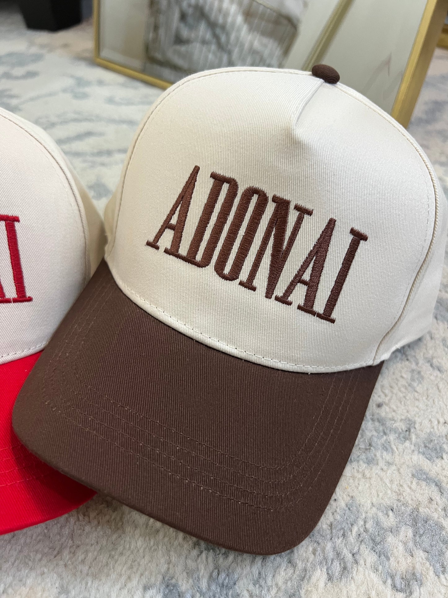 Adonai Trucker Hat - Brown