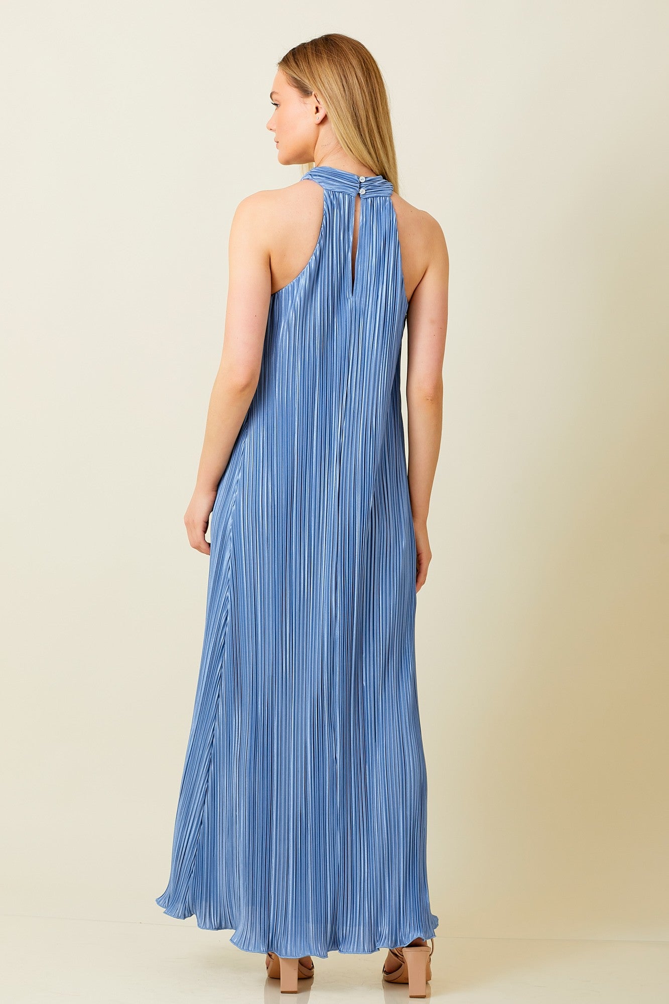 Layla Maxi Dress - Dusty Blue
