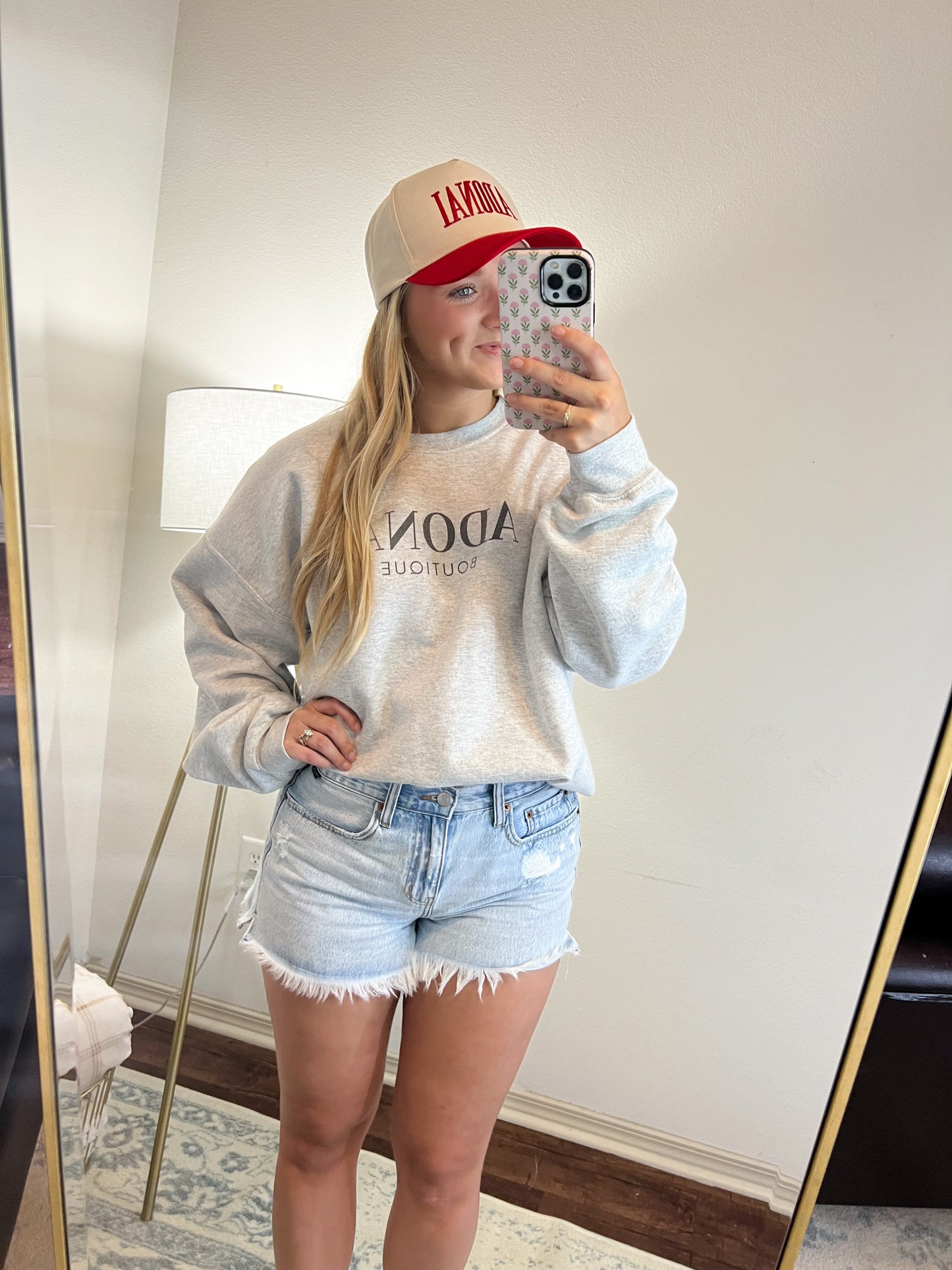 Adonai Trucker Hat - Red