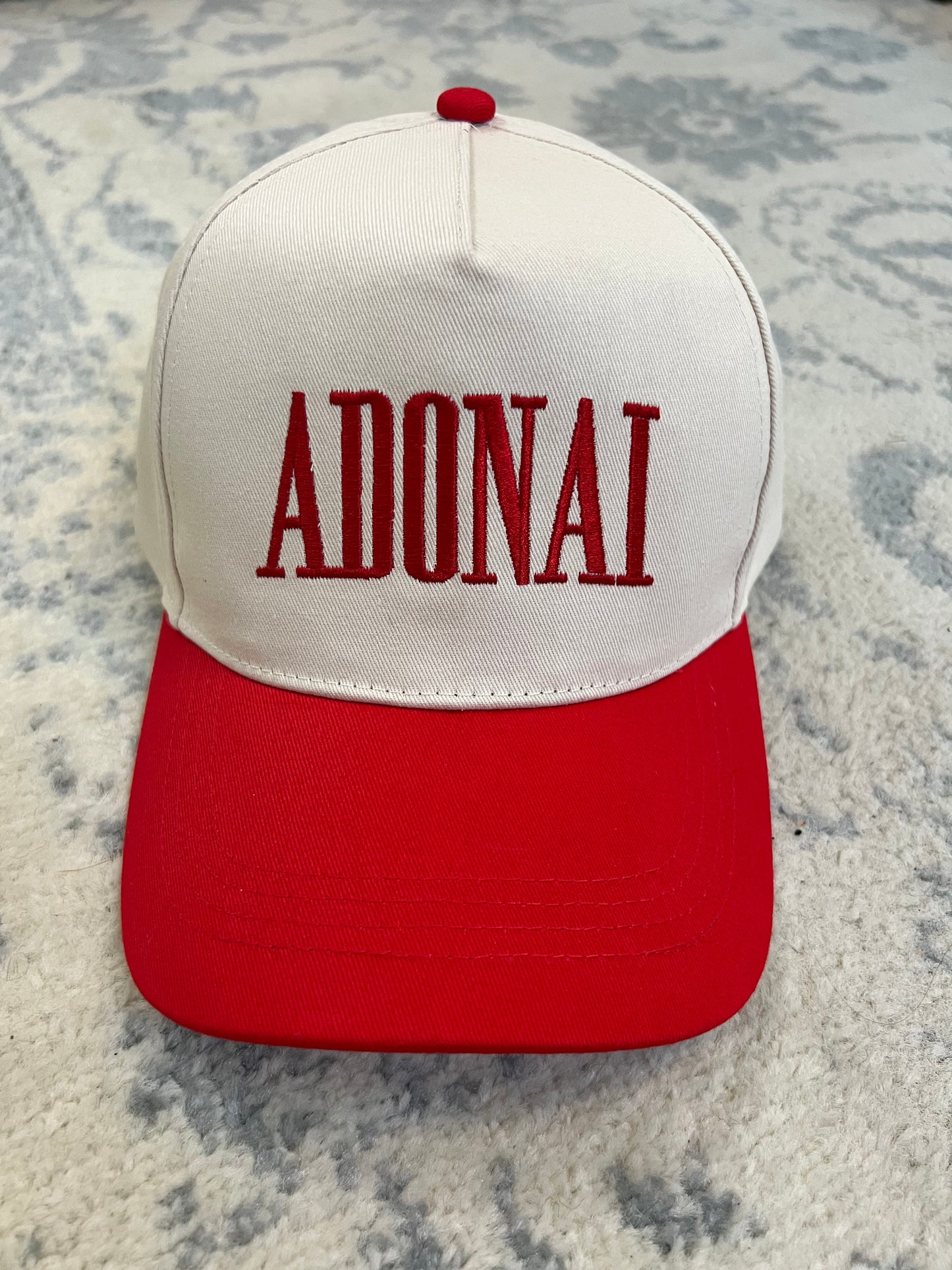 Adonai Trucker Hat - Red