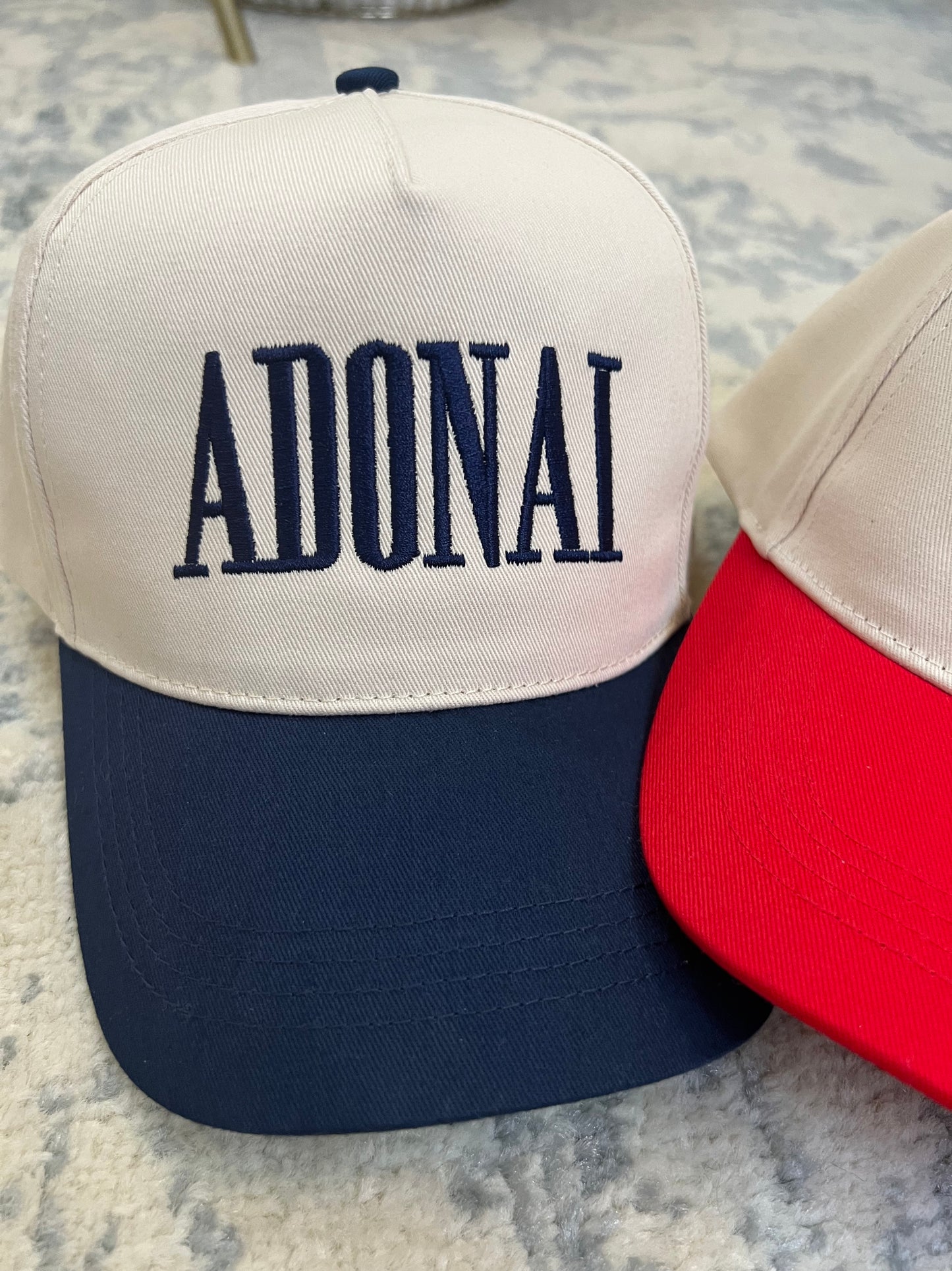 Adonai Trucker Hat - Navy