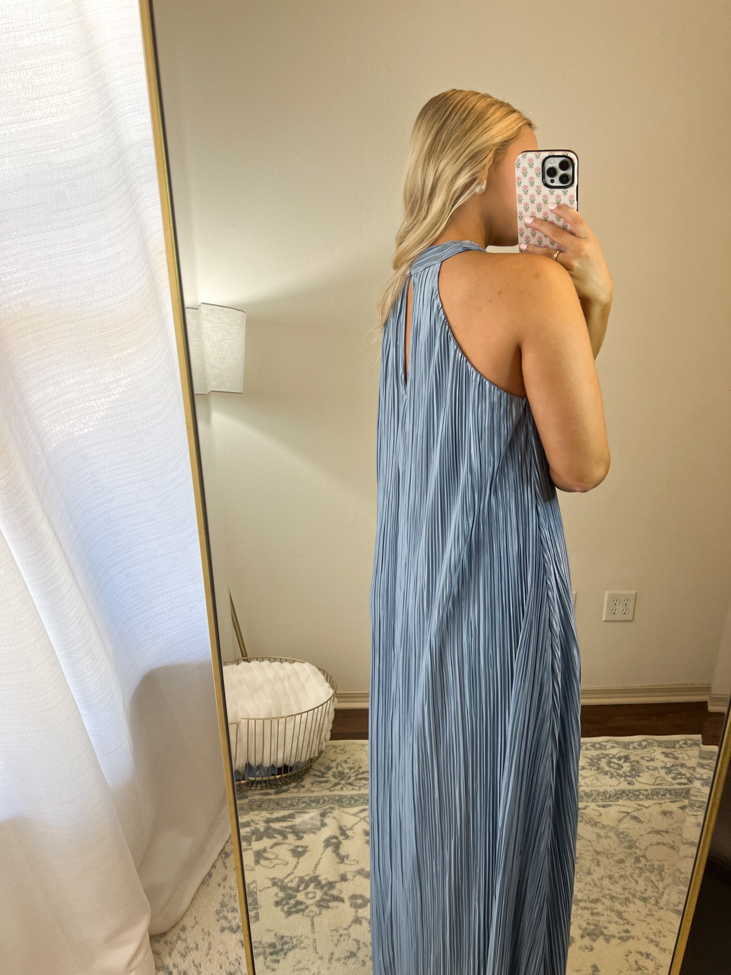 Layla Maxi Dress - Dusty Blue