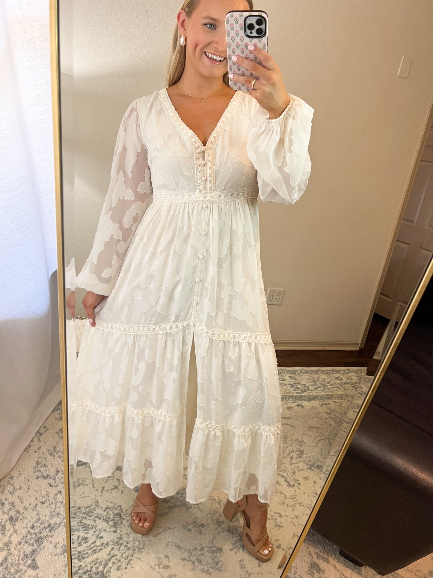 Estelle Maxi Dress - Cream