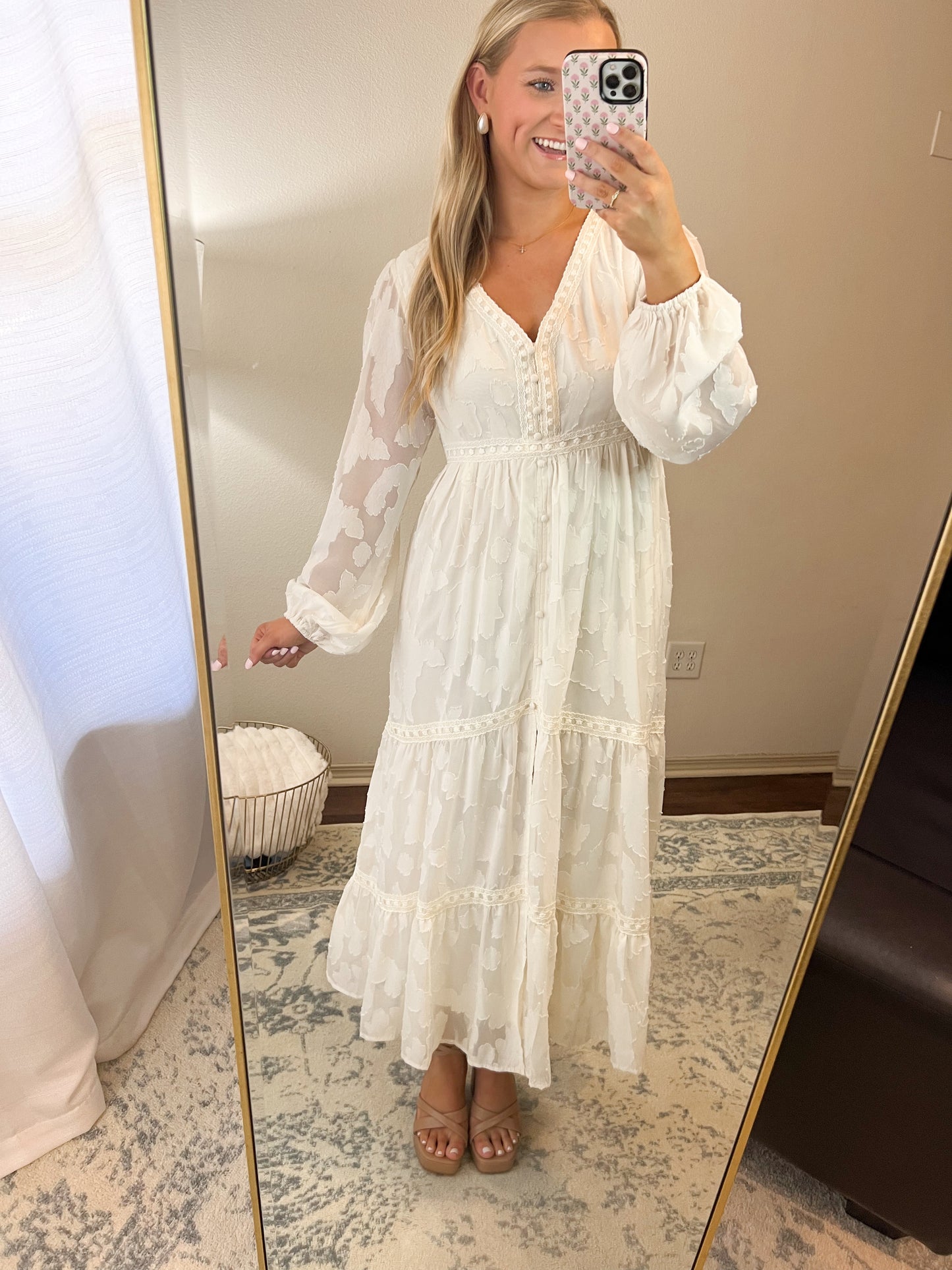 Estelle Maxi Dress - Cream